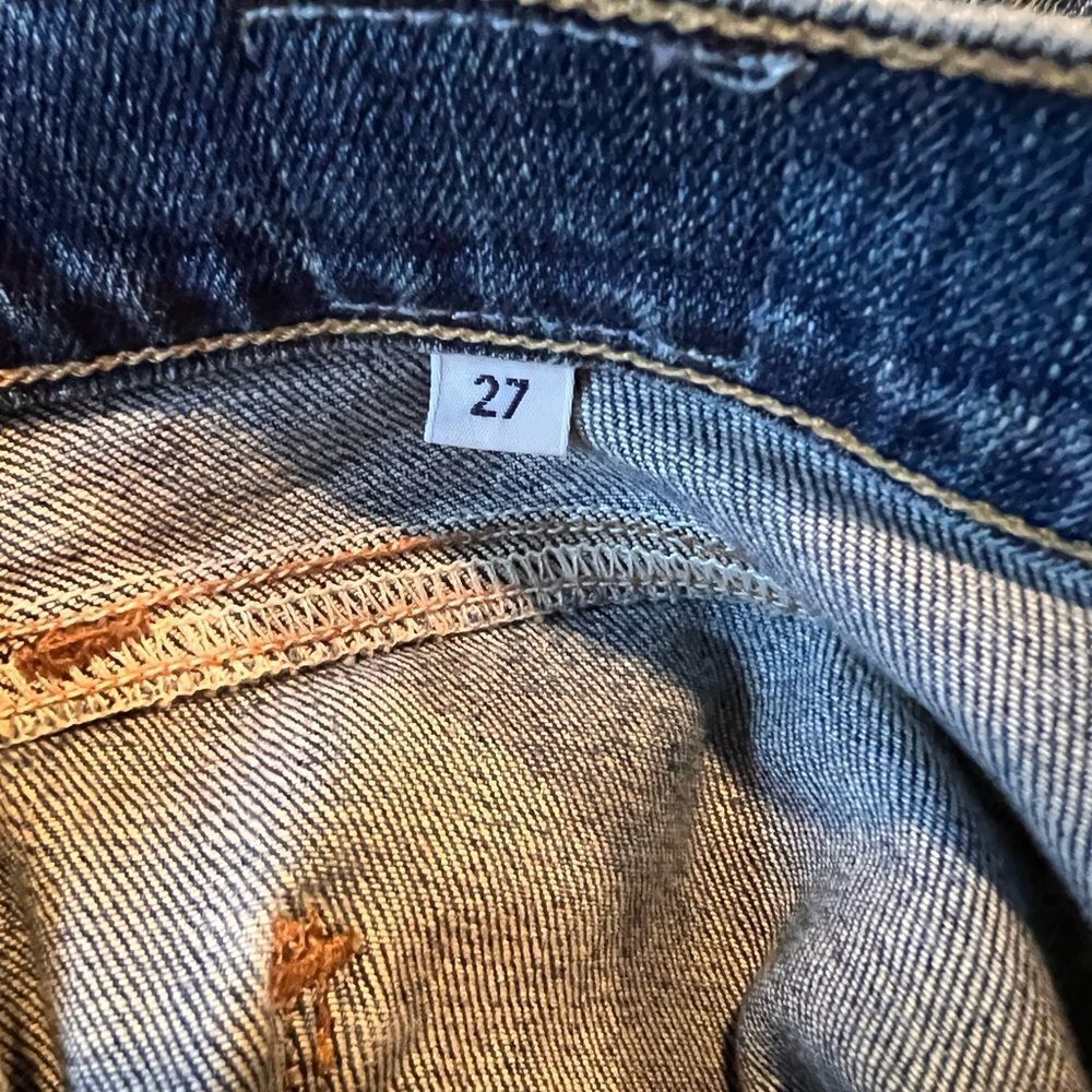 Citizens Of Humanity Distressed Wide-Leg Jeans size 27 - Picture 8 of 11